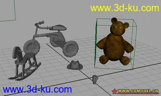 3D打印模型可愛的小熊~還有很多玩具^^的图片