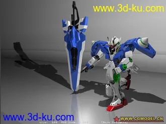 3D打印模型高达专用双手剑的图片