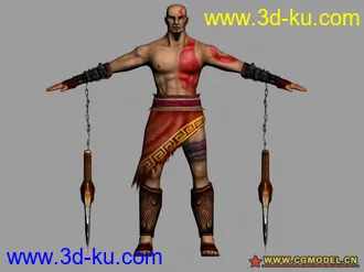 原创战神模型带全套贴图的图片