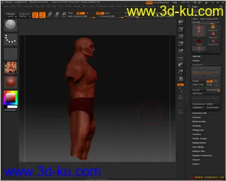 原创战神模型带全套贴图的图片