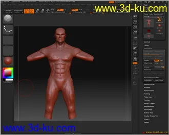 原创战神模型带全套贴图的图片