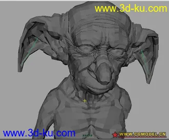 3D打印模型哈利波特中的小精灵的图片