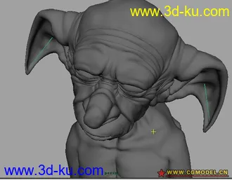 MAYA模型--怪兽头部の四的图片