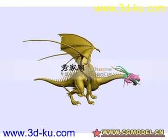 3D打印模型发个欧洲的龙的图片