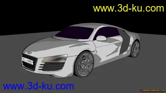自己做的奥迪r8模型的图片
