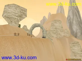 3D打印模型墨香场景系列之莫高窟入口的图片