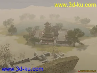 3D打印模型墨香场景系列之月牙泉的图片
