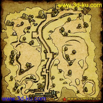 3D打印模型墨香场景系列之万里长城的图片