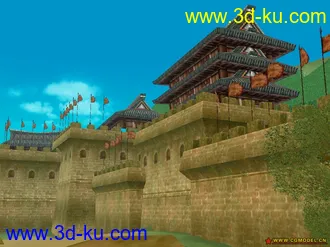 3D打印模型墨香场景系列之万里长城的图片