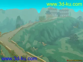 3D打印模型墨香场景系列之万里长城的图片