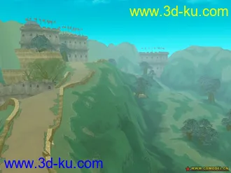 3D打印模型墨香场景系列之万里长城的图片