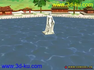 3D打印模型墨香场景系列之华清池的图片