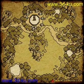 3D打印模型墨香场景系列之华清池的图片