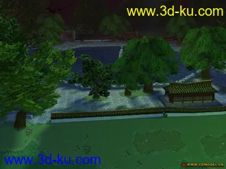 3D打印模型墨香场景系列之华清池的图片