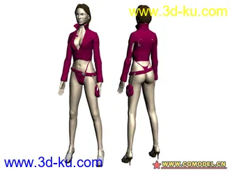 3D打印模型性感美女唷~~的图片