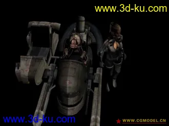 3D打印模型两个MM女战士的图片