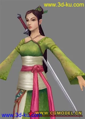 3D打印模型漂亮的侠女的图片