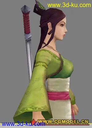 3D打印模型漂亮的侠女的图片