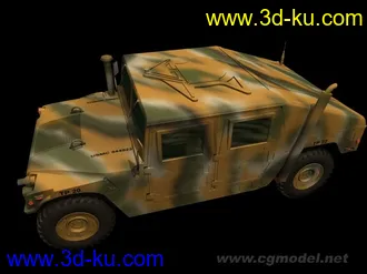 3D打印模型美军的HUMME悍马高机动车的图片
