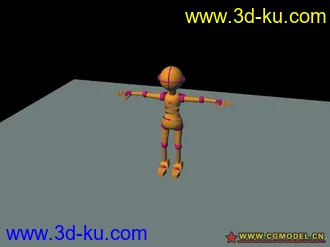 3D打印模型绑定的小可爱的图片