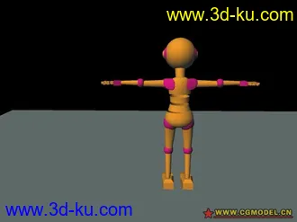 3D打印模型绑定的小可爱的图片