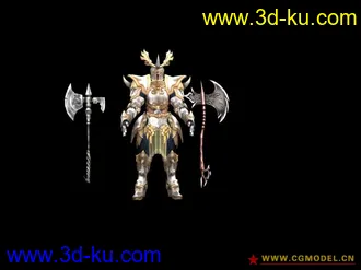3D打印模型狂战士黄金甲的图片