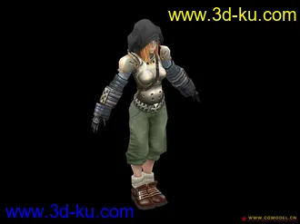 bandersha游戏人物模型（模型+JPG贴图）的图片