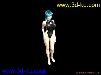 性感美女模型   (dds贴图、模型很精细!!!)的图片