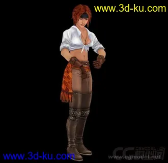 3D打印模型[分享]海盗时代：加勒比传说女主角的图片