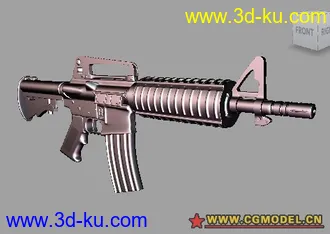 3D打印模型美国军用枪的图片
