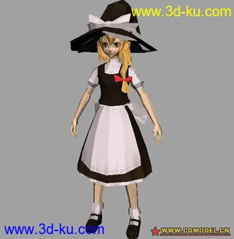 3D打印模型东方系列少女（之一）的图片