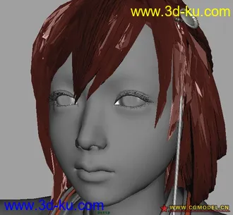 3D打印模型超精模美女的图片