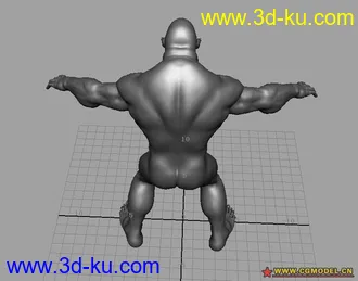 3D打印模型1个游戏里的巨人~满不错的的图片