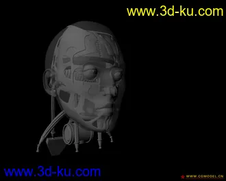 3D打印模型去年做的机器人头的图片