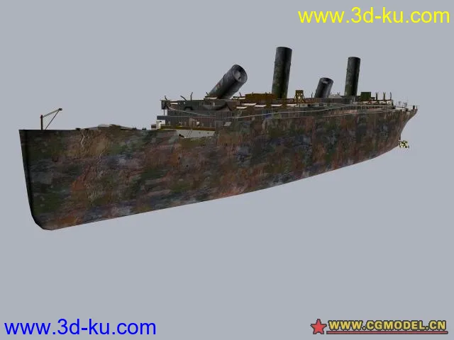 大轮船残骸 ~~模型的图片1