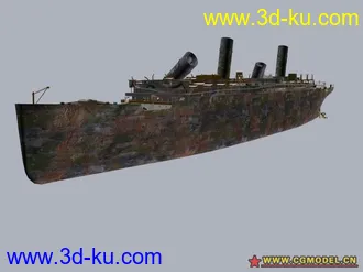 3D打印模型大轮船残骸 ~~的图片