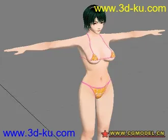 OS的比基尼美女人物模型的图片