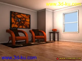 3D打印模型室内MR灯光渲染的图片