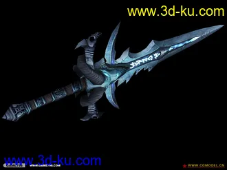 3D打印模型死亡骑士+武器+动画哎 再有不活啦 555的图片