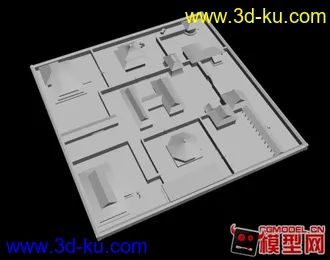 3D打印模型古建筑场景的图片