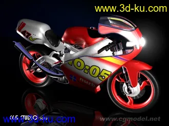 3D打印模型高精度摩托（maya）的图片