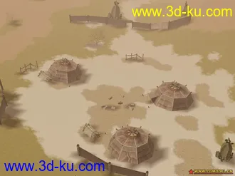 3D打印模型墨香场景系列之敦煌的图片