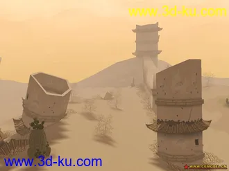 3D打印模型墨香场景系列之敦煌的图片