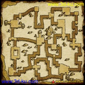 3D打印模型墨香场景系列之黄河的图片