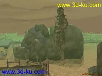 3D打印模型墨香场景系列之黄河的图片