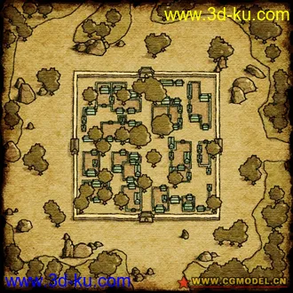 3D打印模型墨香场景系列之开封的图片