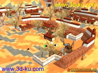 3D打印模型墨香场景系列之洛阳的图片