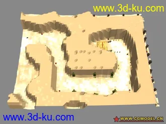 3D打印模型墨香场景系列之秦始皇陵的图片