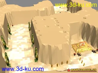 3D打印模型墨香场景系列之秦始皇陵的图片