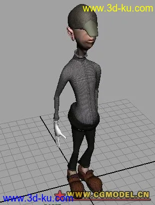 <最后的CGer>2号角色模型+贴图的图片